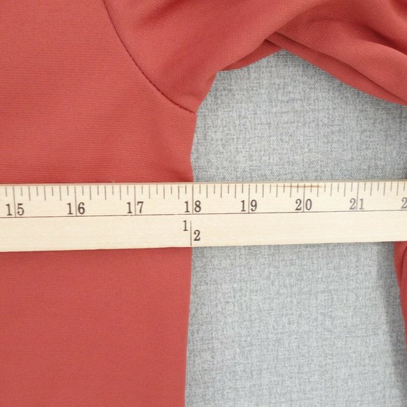 Under Armour Hoodie Sweater Womens Extra Small Red Loose Kangaroo Pocket - Picture 6 of 9